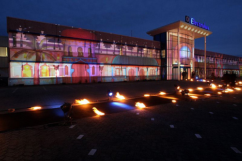 arabisch feest gebouw decoratie